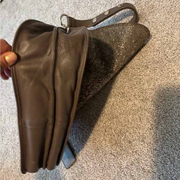 Badgley Mischka Sparkling Black and Silver Shoulder Bag - Picture 9 of 11